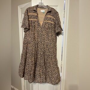 Cheetah Print Dress